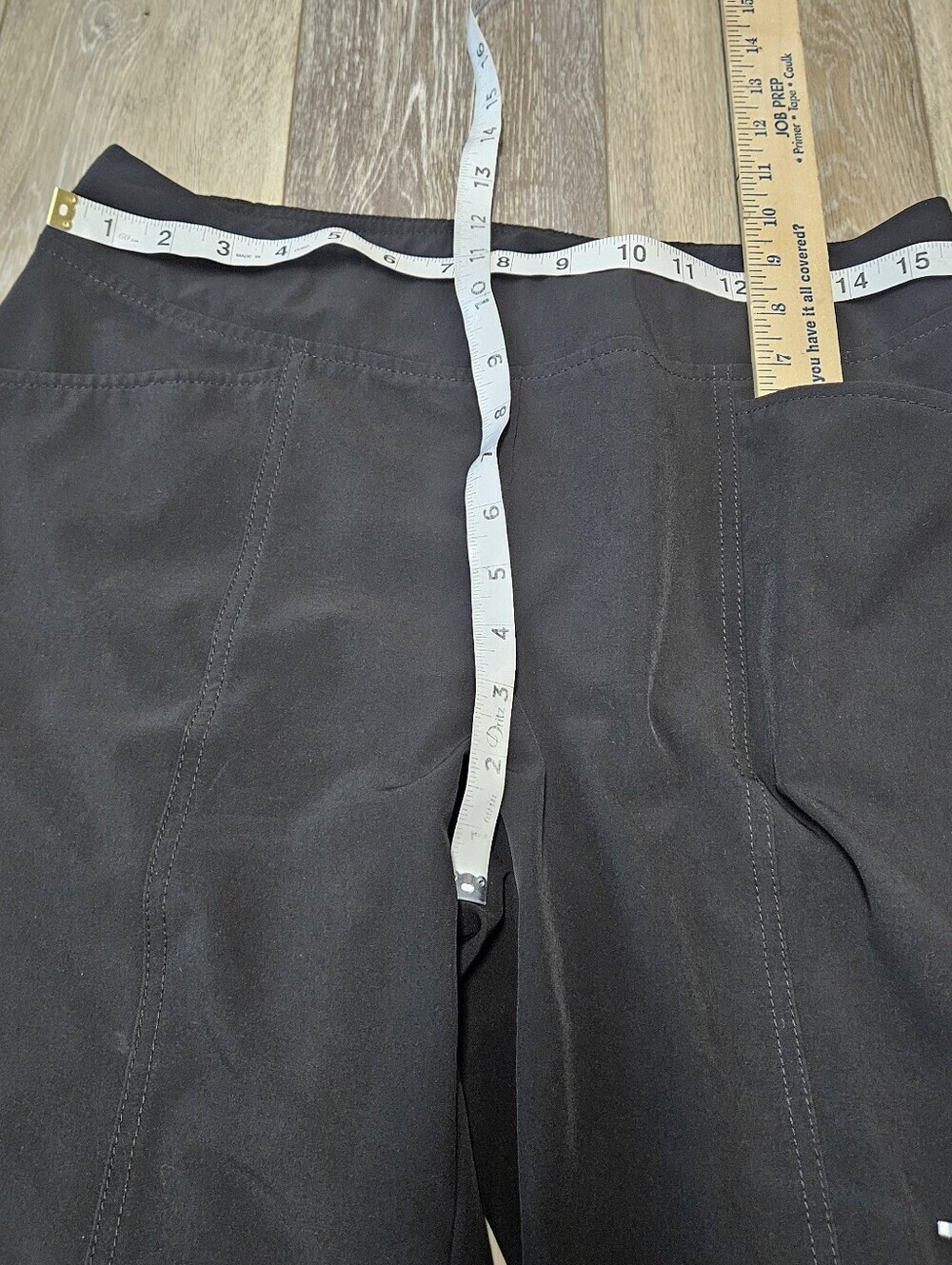 Chicos Zenergy Cropped Joggers Black Lightweight Athleisure Active Women Small 0 - Picture 3 of 8